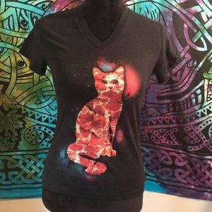 Space Cat Pizza Shirt!